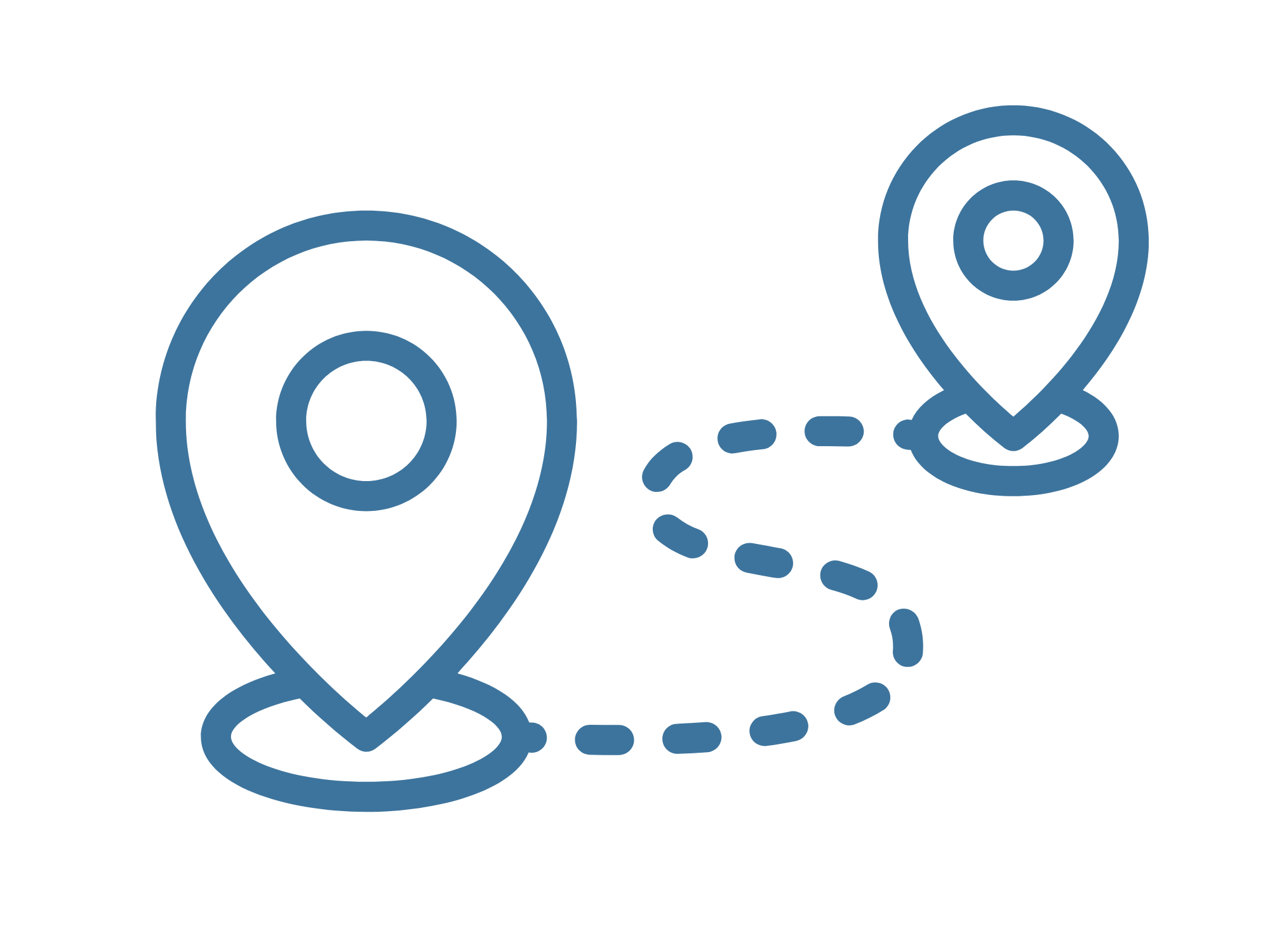 Image of two map points. 