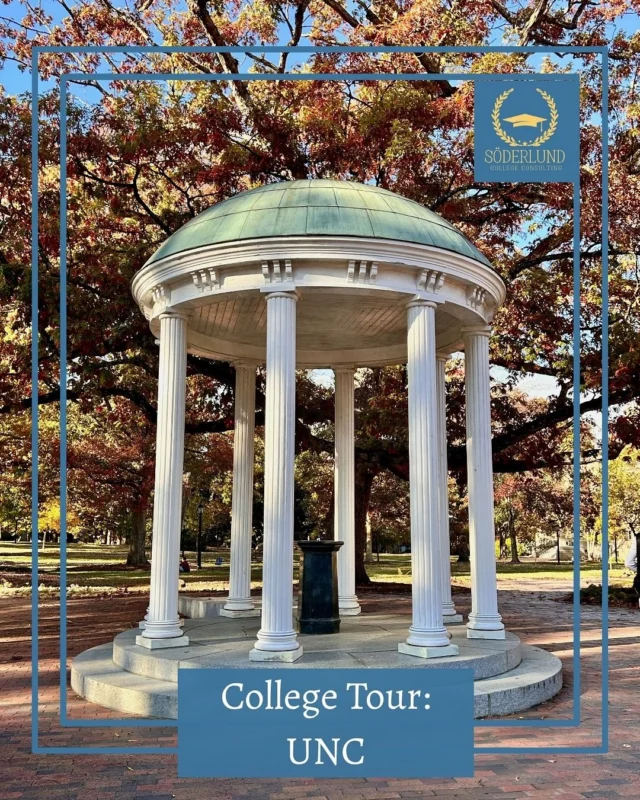 Visited UNC-Chapel Hill on a 🩵Carolina Blue🩵 day! 🐏

🔬🧬🥼 I was a postdoc at UNC and worked with students from UNC, Duke, and UNCG. True to form, as an R1 research institution located in the Research Triangle, *all* undergraduates participate in faculty-led research. And believe it or not, UNC and Duke are academically collaborative and friendly – basketball is another story. 🏀 (Go Heels!) 

One of the things I love about UNC is the vibe 😎– there are students everywhere: in the libraries, on the greens, in the pit. Students hang out on campus, and there is a strong sense of the close-knit “Carolina Community.”

💡UNC’s new IDEAs in Action curriculum is a flexible framework designed to develop critical thinking and allows students to personalize their education and explore majors until Sophomore year (though pre-professional programs like Business, Journalism, and Computer Science require an application).

📚Three of the four students on the panel at the information session I attended came to UNC thinking they wanted to study business. Through advising and the first-year foundations, they all ended up in different majors, such as Management Science, Public Policy, and Human and Organization Leadership. The fourth student on the panel came to UNC for political science and loved Econ 101 so much that he began taking other business prerequisites, and then applied and was accepted into the pre-professional business administration major. 

Admissions focus on Learning, Leadership, and Service, looking for academic rigor, meaningful time outside of academics, and contribution to community. It’s important that your application shows admissions who you are in addition to academic rigor.